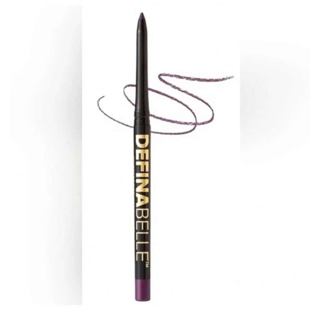Waterproof Kajal Eyeliner Deep Plum Belle Beauty Kim Gravel Definabelle X2